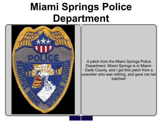 BigBluePatchBoard/MiamiSpringsFLPD screenshot