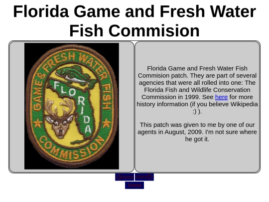 StateOfFloridaLEPatches/GameAndFreshWaterFishCommission screenshot