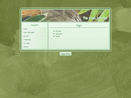 journal/tags screenshot