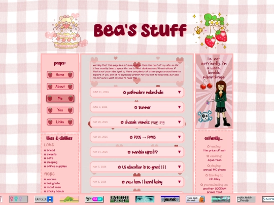 blog screenshot