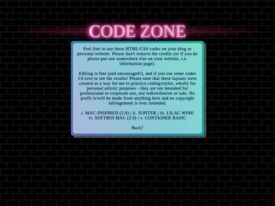 content/layouts screenshot