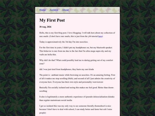 blog/posts/2026-08-30-My-First-Post screenshot