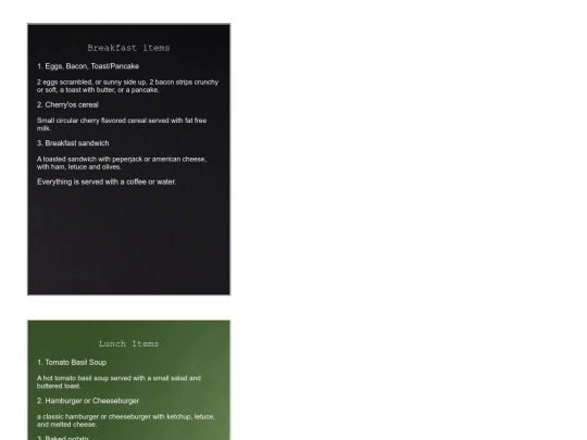 Documents/Restaurant screenshot