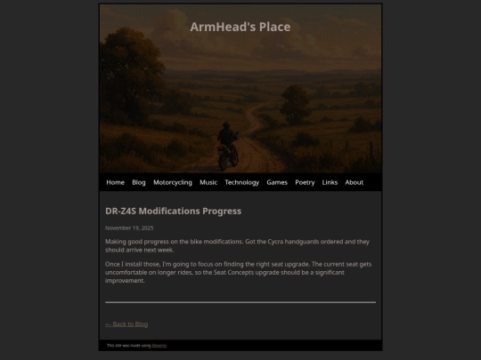 blog/posts/motorcycling-update screenshot