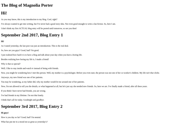 blog screenshot