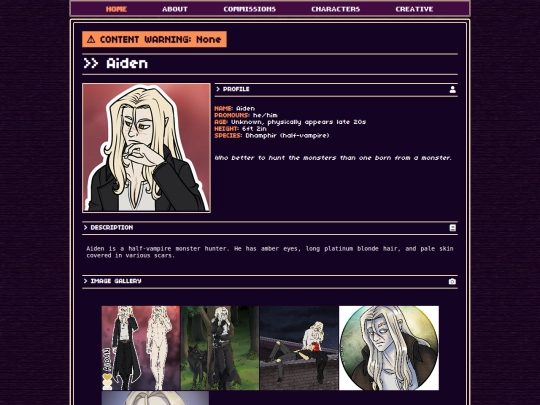 chara/aiden screenshot