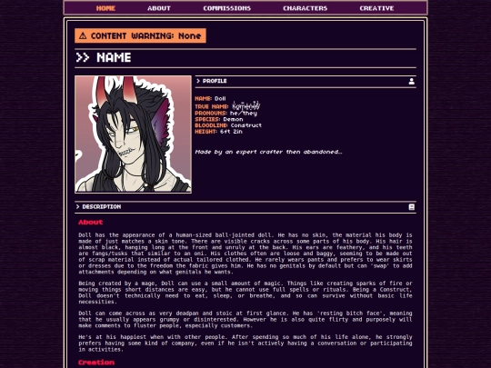 chara/dc/doll screenshot