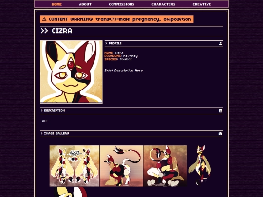 chara/furry/cizra screenshot