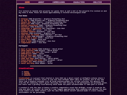 projects screenshot
