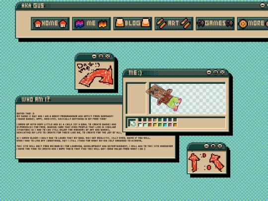 sites/AboutMe screenshot