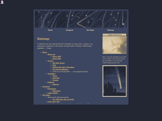 sitemap screenshot