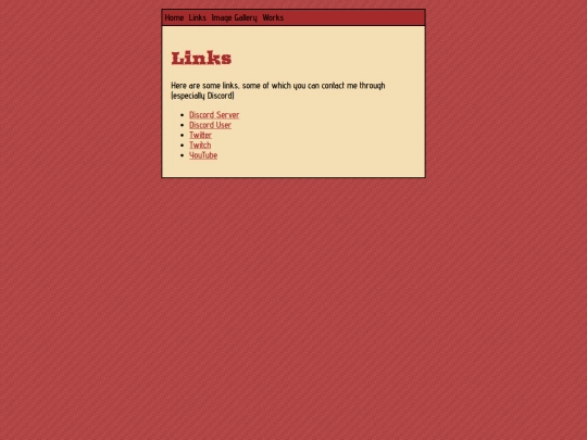 links screenshot
