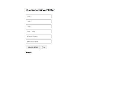 Practice Projects/PlotQuadraticGraph screenshot