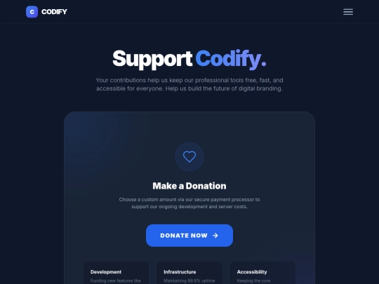 donate screenshot