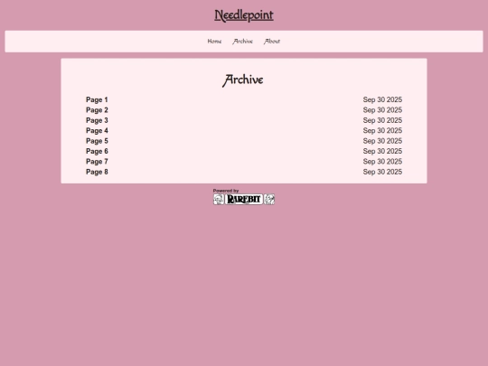 archive screenshot