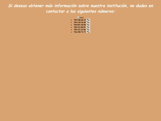 CAPA HTML  areas  java/Contacto screenshot