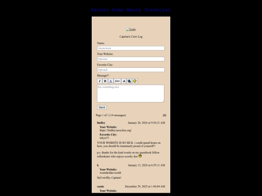guest-book screenshot
