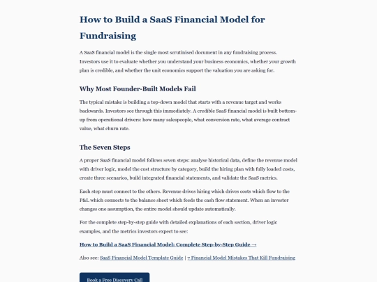 saas-financial-model screenshot
