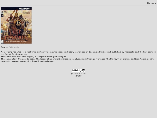 games screenshot