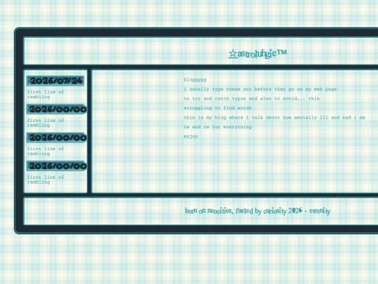blog screenshot