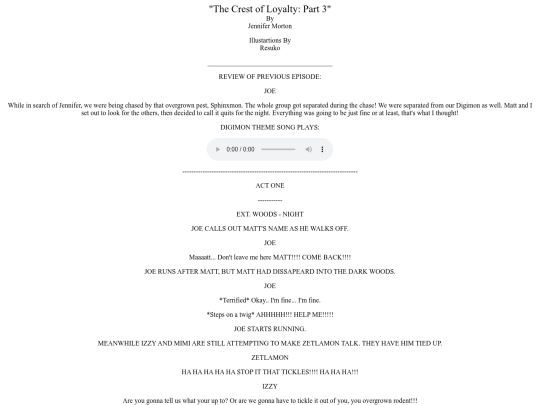 jafdh/fanfics/jafs/thecrestofloyalty3 screenshot