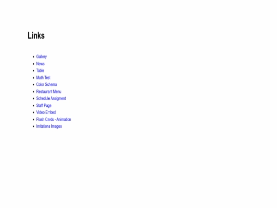 index screenshot