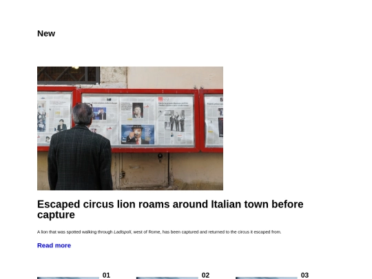news screenshot