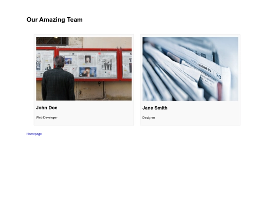 staff-page screenshot