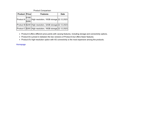 table screenshot