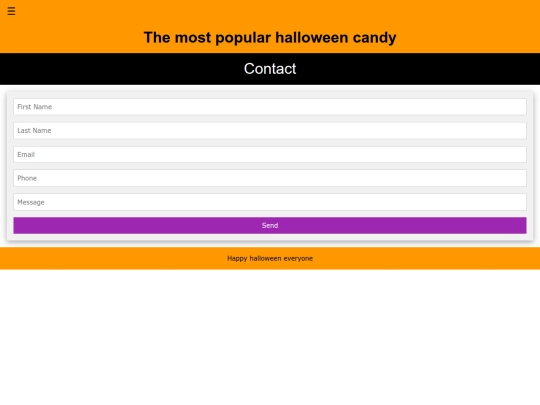 W3.CSS_Halloween/contact screenshot