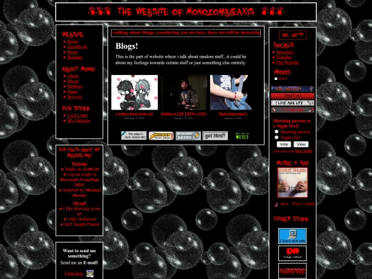 blogs screenshot