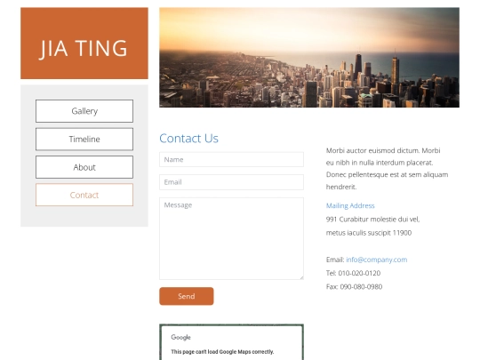 TING/contact screenshot
