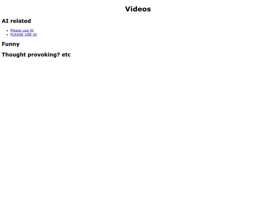 videos screenshot