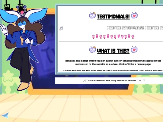 miscellaneous/testimonials screenshot