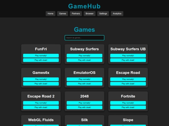 games screenshot