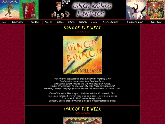 weekly screenshot
