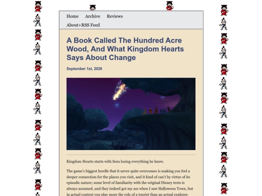 posts/A-Book-Called-The-Hundred-Acre-Wood-And-What-Kingdom-Hearts-Says-About-Change screenshot