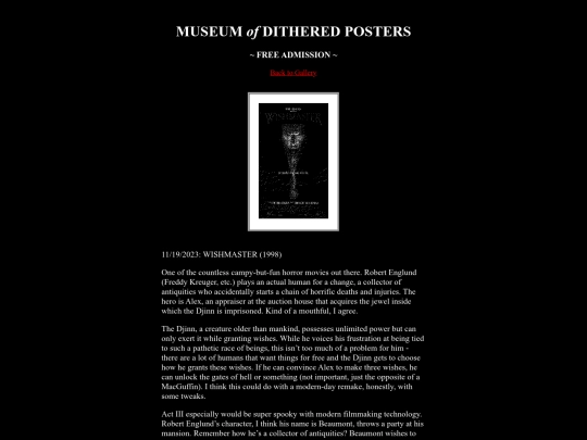 journal/wishmaster screenshot