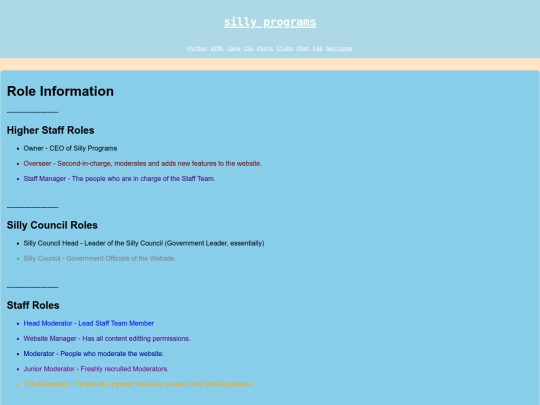 rolesinfo screenshot