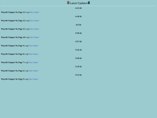 updates screenshot