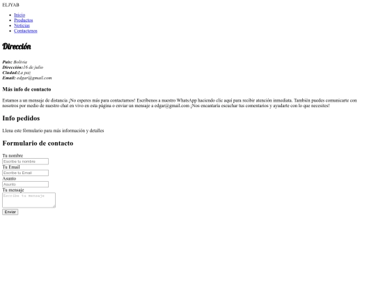 contact screenshot