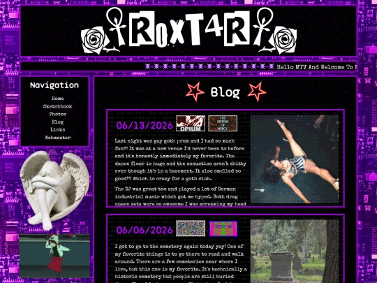 blog screenshot