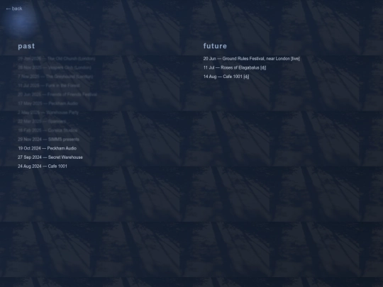 live-dates screenshot