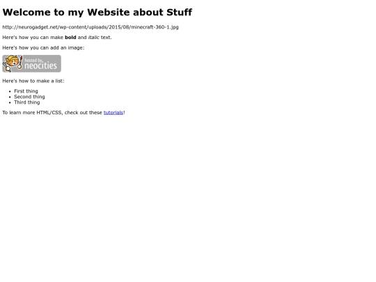 index screenshot