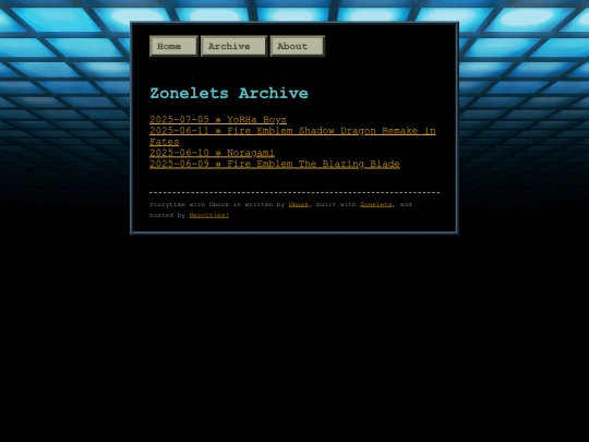 archive screenshot