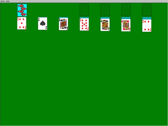 solitaire screenshot