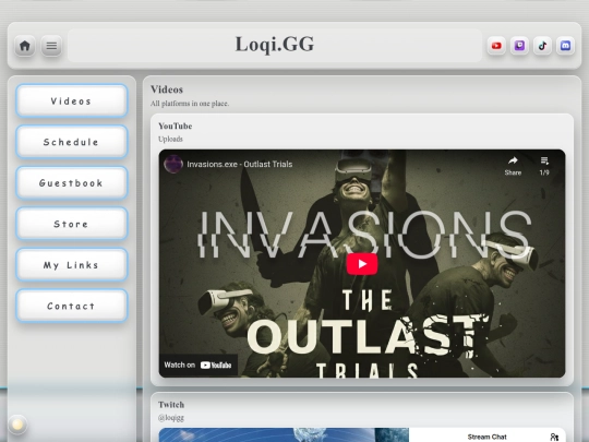 videos screenshot