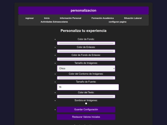 configuracion screenshot
