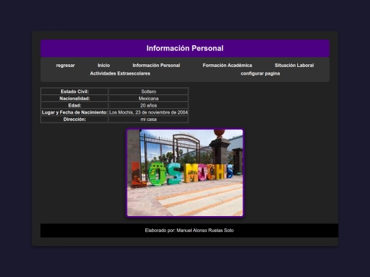 informacion screenshot