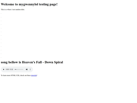 test screenshot